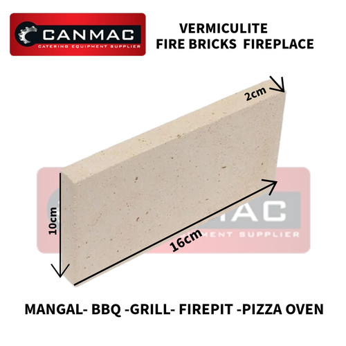 Canmac bbq mangal - fire, bricks
