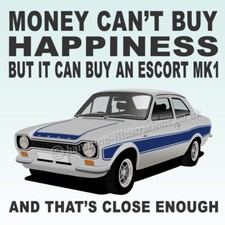Ford Escort Drinks Coaster Mk1