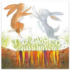 Emma Ball Boxing Hares Rabbits