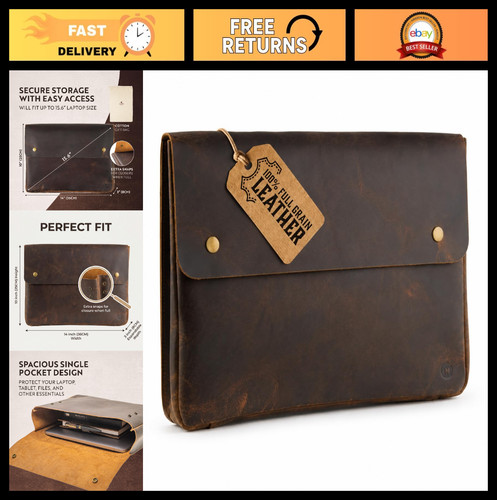 Full grain leather document - full,