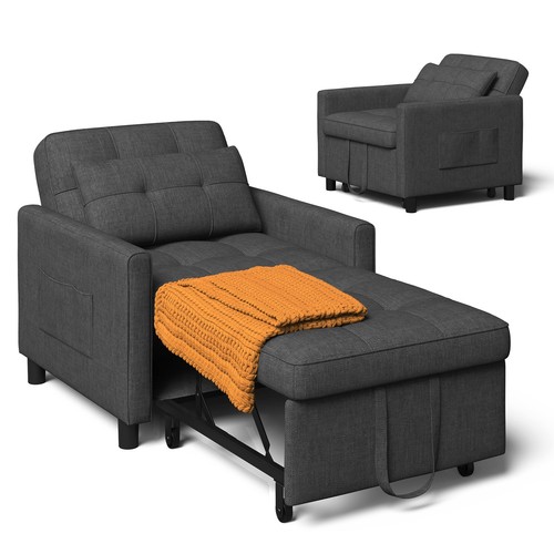 Single sofa bed chair - single, 3-in-1