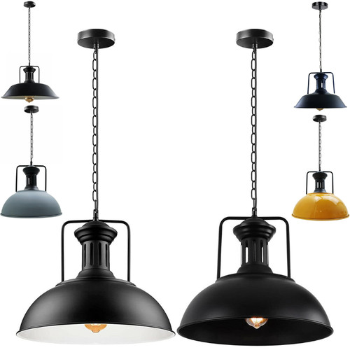 Industrial dome pendant light - industrial,