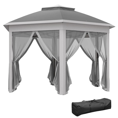 Garden gazebo hexagon pop - hexagon, up
