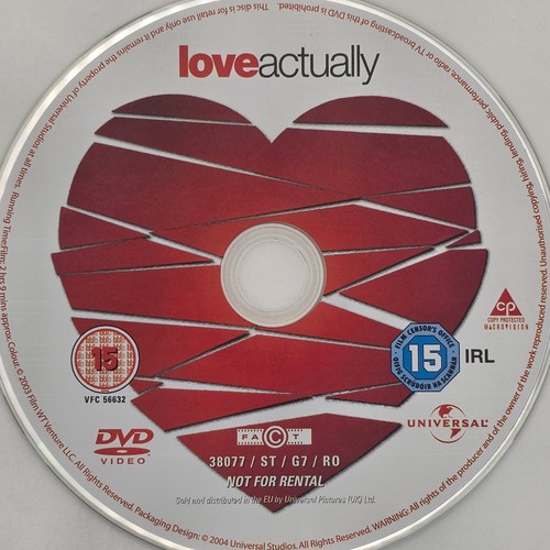 Love actually dvd video - love,