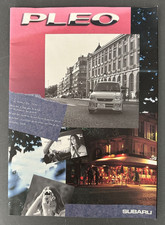 Subaru PLEO sales Brochure Japanese Market 2000 JDM