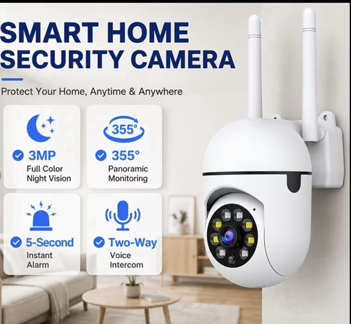 3mp security camera - wi-fi,