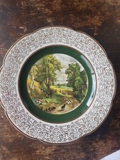 Vintage Gilded Ascot Service Plate