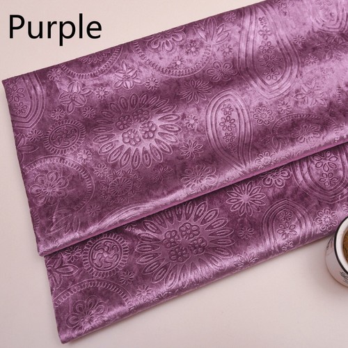 Floral velvet fabric sofa - velvet,