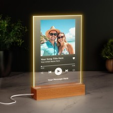 Personalised Song Plaque With