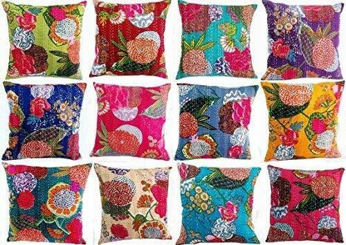 Cushion cover kantha - 10,