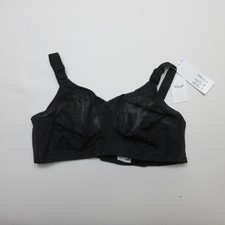 Triumph Womens Doreen Bra UK 42 DD Black Adjustable Strap Full Coverage