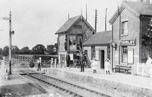 Thurlby railway - thurlby, (bourne)