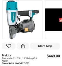 Makita Pneumatic 2-1/2 in