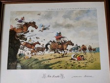 Norman Thelwell Limited Edition Signed Print (Horse Racing)
