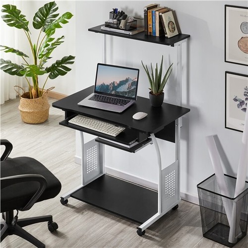 Small corner computer desk - corner, w/