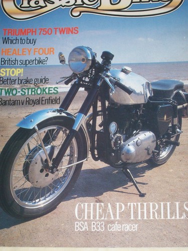 Classic bike triumph - 07/89,