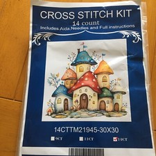 Cross stitch kit printed