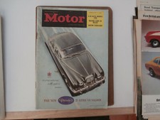 Motor 1963.Rover gas turbine.Speedwell Morris 1100.Peugeot 404 R/T.Cortina in SA