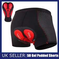 Men Cycling Shorts 5D Gel Padded Underwear MTB Mountain Bike Bicycle Short Pants