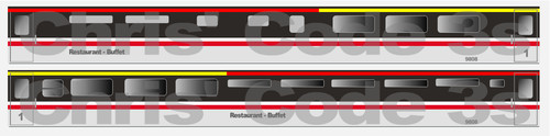 Adhesive vinyl coach decal - adhesive, oo