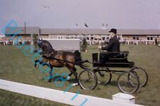 Horse Drawn Buggy Display Nottinghamshire show 1970's original 35 mm Slide v3