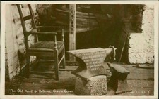 Gretna Green Old Anvil & Bellows Blacksmith's Shop Real Photo LL GG2