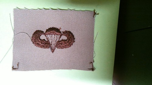 Military patch sew older - sew, on