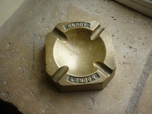 Vintage brass ash tray trench - ash,