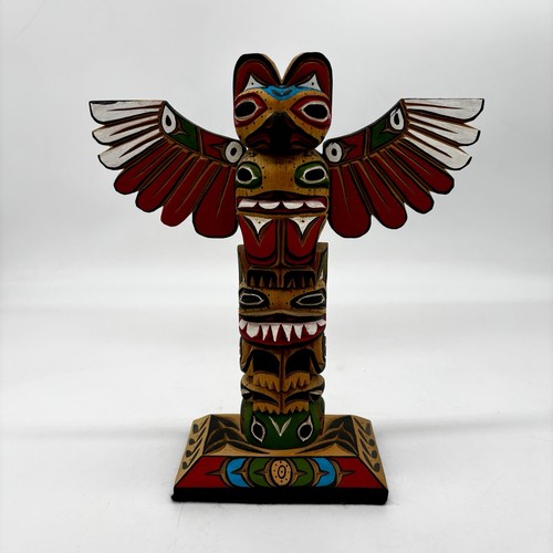 Carved totem rita - by, williams