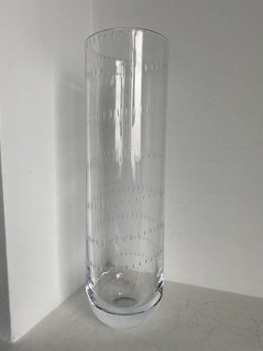 Heavy glass bubble spiral - glass,