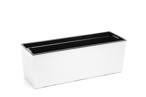 Rectangle plant pot textured - pot,