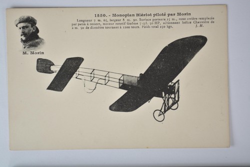 Monoplan bleriot pilot - monoplan, morin
