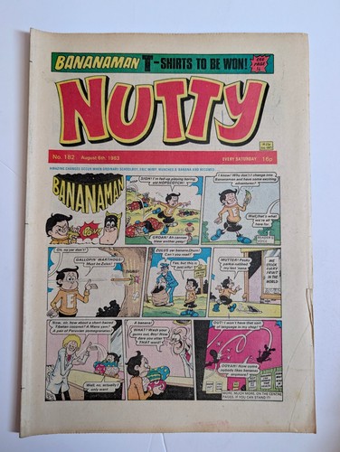 Nutty comic 182 august 6th - nutty,