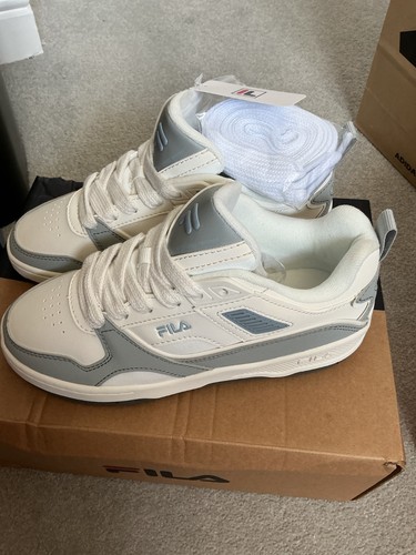 Fila corda white grey trainers - fila,
