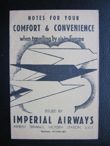 Imperial airways rare safety - imperial,
