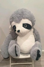 Soft GIANT TOY 32inch SLOTH GREY CUDDLY PLUSH TOY