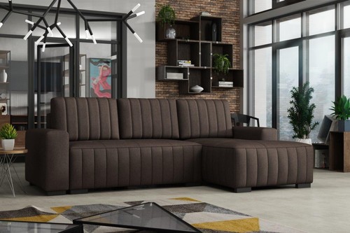 Corner sofa bed hugo - db, with
