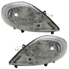 Headlights Renault Trafic Van 2006-2015 Chrome Inner Headlamps Pair Left & Right