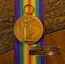 WW1 Victory Medal, Royal Artillery, Gunner Alexander P. Munro, 806287