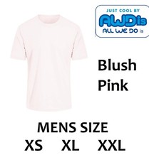 Mens T shirt, pale blush pink