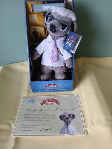 Sergei meerkat soft toy - meerkat,
