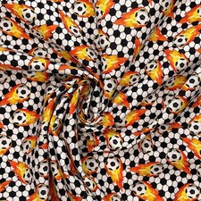 Football Print 100% Cotton
