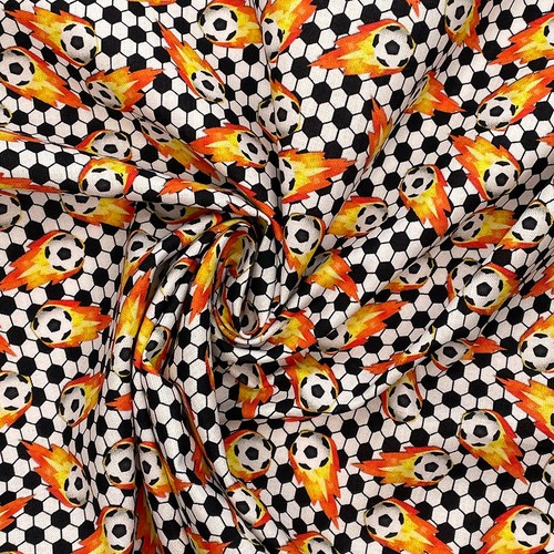Football print 100 cotton - football,