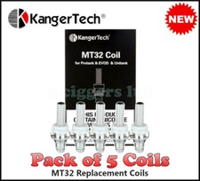 KangerTech MT32 BCC Coils For EVOD, UniTank, ProTank (5 Pack) - 100% Authentic