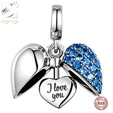 💖 I Love You Charm Blue