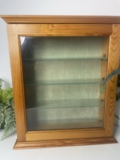 Vintage Pine Display Cabinet