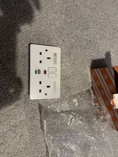 MK 2g 13A RCD Passive Socket