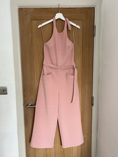 Topshop Size 10 Pink Crop Leg