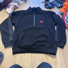 Mac Tools Dickies Mens 1/4 Zip Black Pullover Sherpa fleece XL 