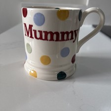 Emma Bridgewater 1/2 Pint Mug Mummy Polka Dot Mug Unused 2nd Quality New